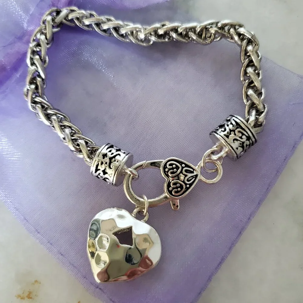 Brighton Puffed Heart Bracelet - Wing New Condition - Picture 4 of 4